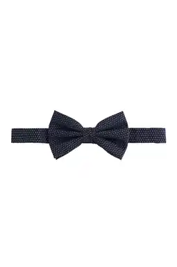 Wehkamp WE Fashion vlinderdas met stippen donkerblauw aanbieding