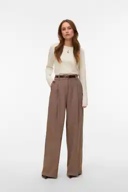 Wehkamp VERO MODA trui ecru gebreid aanbieding
