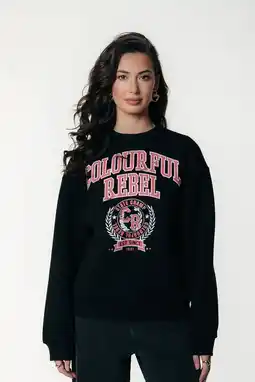 Wehkamp Colourful Rebel sweater zwart aanbieding