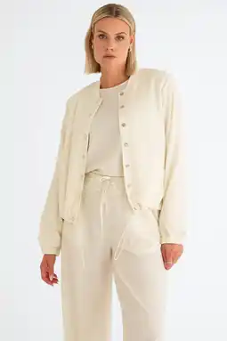 Wehkamp Maicazz & Zizo straight highwaist casual broek beige aanbieding
