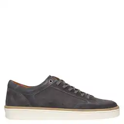 Wehkamp Manfield suède sneakers donkergrijs aanbieding