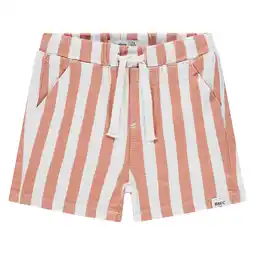 Wehkamp Babyface regular gestreepte casual short oranje aanbieding