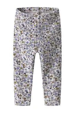 Wehkamp NAME IT BABY regular gebloemde casual broek lila aanbieding