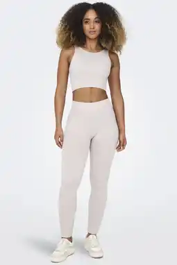 Wehkamp ONLY PLAY sportbroek ONPJAIA ecru aanbieding