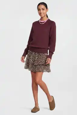 Wehkamp Anytime gebreide trui bordeauxrood aanbieding