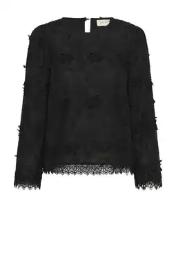 Wehkamp Cream top zwart aanbieding