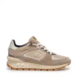 Wehkamp Floris van Bommel Blokki 05.06 leren sneakers taupe aanbieding