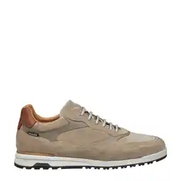 Wehkamp Van Lier Ravello suède sneakers taupe aanbieding