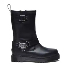 Wehkamp Dr. Martens Anistone Hi leren bikerboots zwart aanbieding