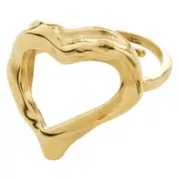 Wehkamp PILGRIM gold plated ring Iris aanbieding