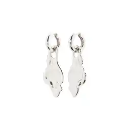 Wehkamp PILGRIM silver plated oorbellen Starlight aanbieding