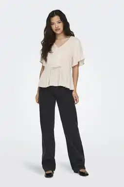 Wehkamp ONLY straight leg jeans black denim aanbieding