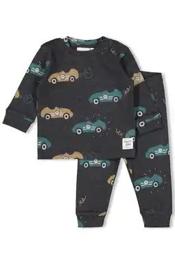 Wehkamp Feetje Premium Sleepwear - Ricky Racer pyjama antraciet aanbieding