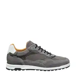 Wehkamp Van Lier Ravello suède sneakers donkergrijs aanbieding