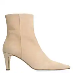 Wehkamp Manfield suède enkellaarzen beige aanbieding