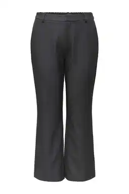 Wehkamp ONLY CARMAKOMA flared regularwaist broek grijs aanbieding