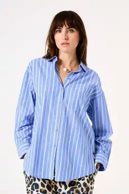 Wehkamp Garcia blouse blauw aanbieding