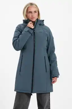 Wehkamp Kjelvik softshell jas Emy blauw aanbieding