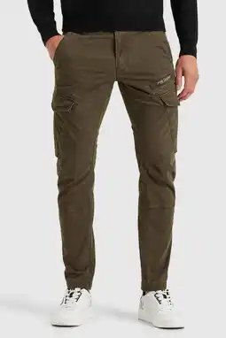 Wehkamp PME Legend tapered cargobroek kaki aanbieding