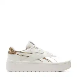 Wehkamp Reebok Court Advance surge sneakers ecru/panter aanbieding