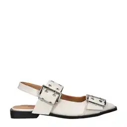 Wehkamp Nelson lak slingback loafers ecru aanbieding