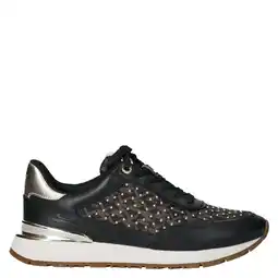 Wehkamp Michael Kors Nova trainer leren sneakers zwart aanbieding