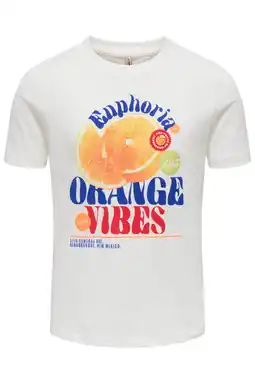 Wehkamp KIDS ONLY GIRL T-shirt wit aanbieding
