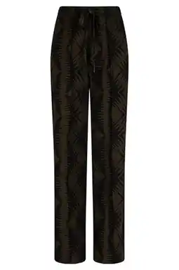Wehkamp Lofty Manner wide leg regularwaist broek groen aanbieding