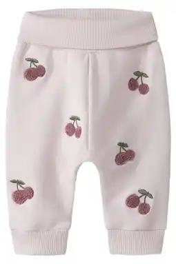 Wehkamp NAME IT BABY regular joggingbroek roze aanbieding