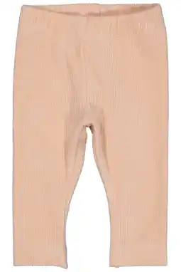 Wehkamp LEVV Newborn fluwelen regular casual broek lichtroze aanbieding