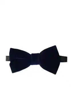 Wehkamp Shoeby fluwelen vlinderdas donkerblauw aanbieding