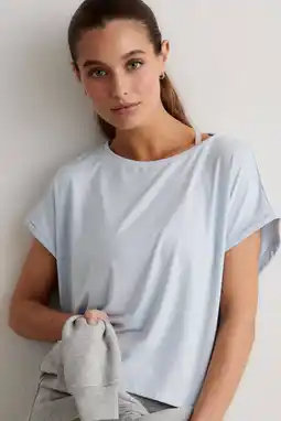 Wehkamp Aim'n sportshirt Soft Basic lichtblauw aanbieding