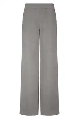 Wehkamp Tramontana wide leg regularwaist casual broek grijs melange aanbieding