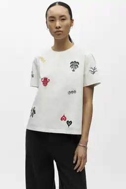 Wehkamp OBJECT T-shirt ecru aanbieding