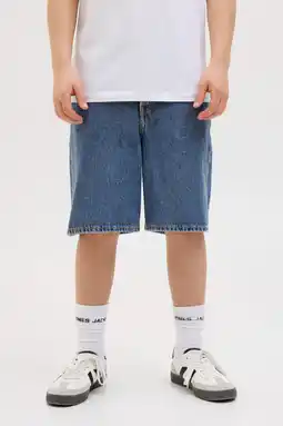 Wehkamp JACK & JONES JUNIOR denim short medium blue denim aanbieding