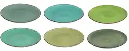 Wehkamp Cookinglife Dinerborden Delice Groen ø 26,5 cm - 6 stuks aanbieding