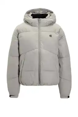 Wehkamp Calvin Klein gewatteerde jas grijs aanbieding