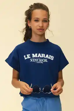 Wehkamp LOOXS 10sixteen T-shirt donkerblauw aanbieding