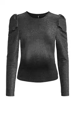 Wehkamp ONLY MATERNITY zwangerschaps glitter top zilver aanbieding