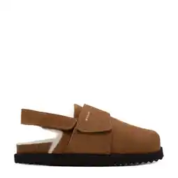 Wehkamp Nubikk suède clogs cognac aanbieding