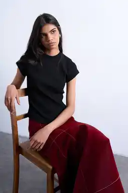 Wehkamp TOPSHOP T-shirt zwart aanbieding