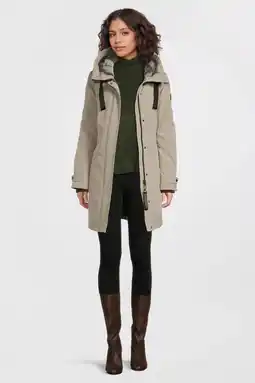Wehkamp District parka taupe aanbieding