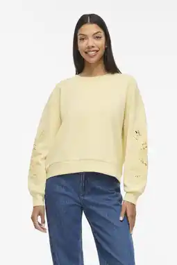 Wehkamp VILA sweater lichtgeel aanbieding