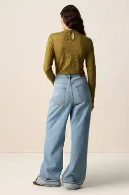 Wehkamp Sissy-Boy top olijfgroen broderie aanbieding