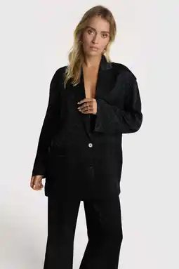 Wehkamp Alix the Label oversized blazer zwart aanbieding