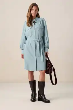 Wehkamp Sissy-Boy blousejurk blauw aanbieding