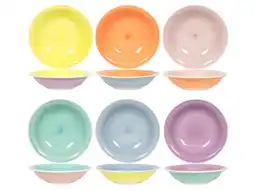 Wehkamp Cookinglife Diepe Borden / Pastaborden Pastel Harmony ø 21 cm - 6 Stuks aanbieding