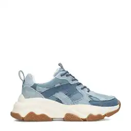 Wehkamp POSH by Poelman Gigi chunky denim sneakers blauw aanbieding