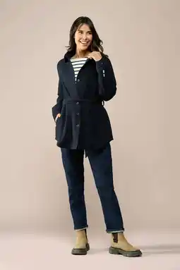 Wehkamp Mart Visser X Caroline Tensen wollen jasje marineblauw aanbieding