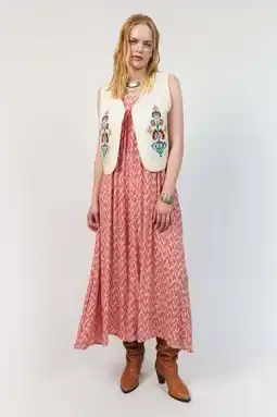 Wehkamp Lollys Laundry midi jurk roze aanbieding